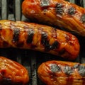 Grilled classic British sausage made from prime cuts of pork