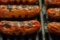 Grilled classic British sausage made from prime cuts of pork