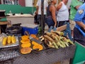 Grilled Corn And Cheese Arepas Royalty Free Stock Photo