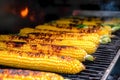 grilled corn in a Turkish market