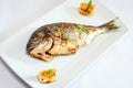 Grilled dorada fish Royalty Free Stock Photo