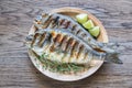 Grilled Dorade Royale Fish Royalty Free Stock Photo