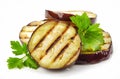 Grilled eggplant slices Royalty Free Stock Photo