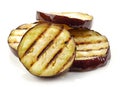 Grilled eggplant slices Royalty Free Stock Photo