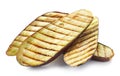 Grilled eggplant slices Royalty Free Stock Photo