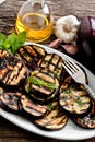 Grilled eggplants Royalty Free Stock Photo