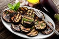 Grilled eggplants Royalty Free Stock Photo