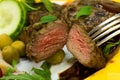 Grilled Fillet-Sirloin of Lamb Royalty Free Stock Photo