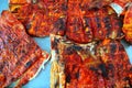Grilled fish achiote tikinchick Mayan sauce