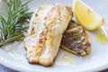 Grilled Fish Fillet Royalty Free Stock Photo