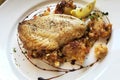 Grilled fish fillet