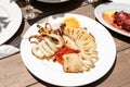 Grilled fresh squid. Royalty Free Stock Photo