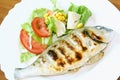 Grilled gilthead Royalty Free Stock Photo
