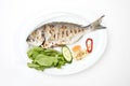 Grilled gilthead bream Royalty Free Stock Photo