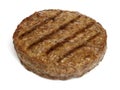 Grilled hamburger isolated