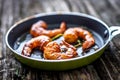 Grilled Honey Soy Shrimp Royalty Free Stock Photo