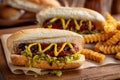 Grilled Hot Dog on a Bun Royalty Free Stock Photo