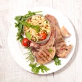 Grilled lamb chop Royalty Free Stock Photo