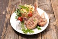 Grilled lamb chop Royalty Free Stock Photo