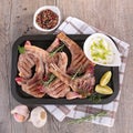 Grilled lamb chop Royalty Free Stock Photo