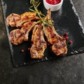 Grilled Lamb Chops Royalty Free Stock Photo