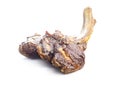 Grilled lamb chops Royalty Free Stock Photo