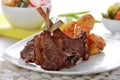 Grilled lamb chops Royalty Free Stock Photo