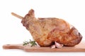 Grilled lamb leg Royalty Free Stock Photo