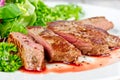 Grilled lamb steak Royalty Free Stock Photo