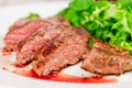 Grilled lamb steak Royalty Free Stock Photo