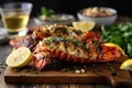 grilled lobster with garlic butter sauce nearby