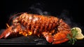 Grilled Lobster On Open Fire: Naturecore And Manapunk Inspired Artwork