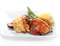 Grilled Lobster Tail Royalty Free Stock Photo