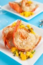 Grilled lobster tails Royalty Free Stock Photo