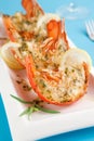 Grilled lobster tails Royalty Free Stock Photo