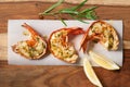 Grilled lobster tails