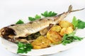 Grilled Mackerel with Potatoes