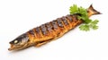 Grilled Mackerel: Super Detailed High Quality Hd Cooked Fish