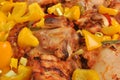 Grilled marinated chicken chasseur Royalty Free Stock Photo