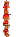 Grilled meat kebab Royalty Free Stock Photo