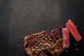 Grilled meat recipe rare beefsteak condiment