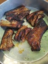 Grilled meat to the point of charring may potentially be a carcinogen