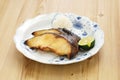 Grilled miso marinated black cod