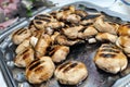 Grilled mushrooms Royalty Free Stock Photo