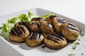 Grilled mushrooms Royalty Free Stock Photo