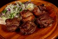 Grilled mutton kebab Royalty Free Stock Photo