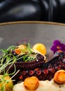 Grilled Octopus appetizer food concept image