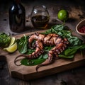 Grilled octopus generative AI