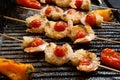 Grilled Parmesan Shrimp Royalty Free Stock Photo