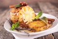 Grilled pineapple with spices